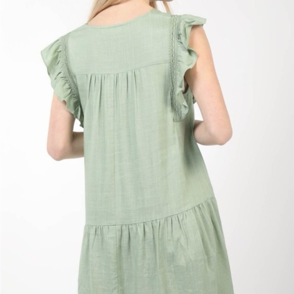 **LAST ONE** Beautiful Ruffle Babydoll Dress ❤️ - Picture 5 of 10